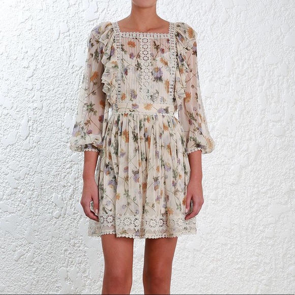 zimmermann whitewave doily dress